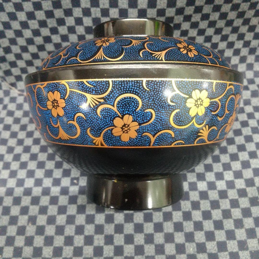明治期輪島塗蒔絵お椀五客セット